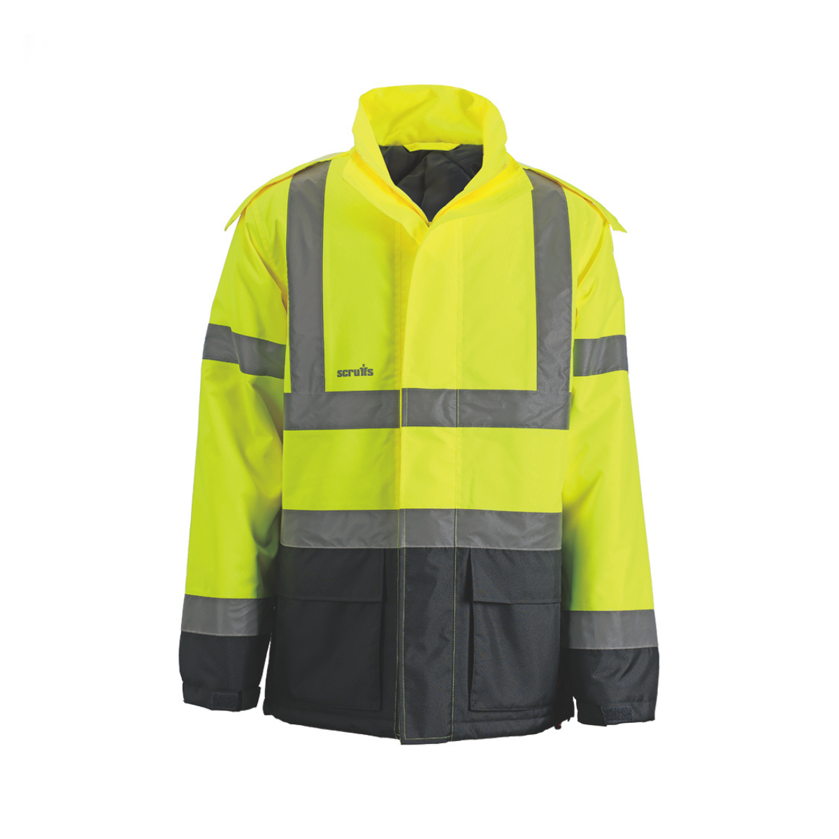 High Visibility Waterproof Jacket – Scruffs Workwear