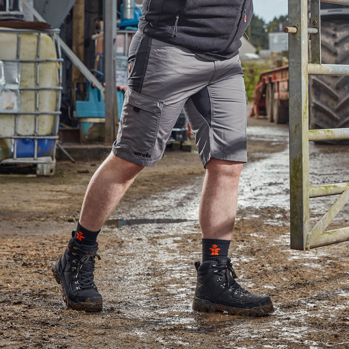 Trade Flex Shorts Graphite
