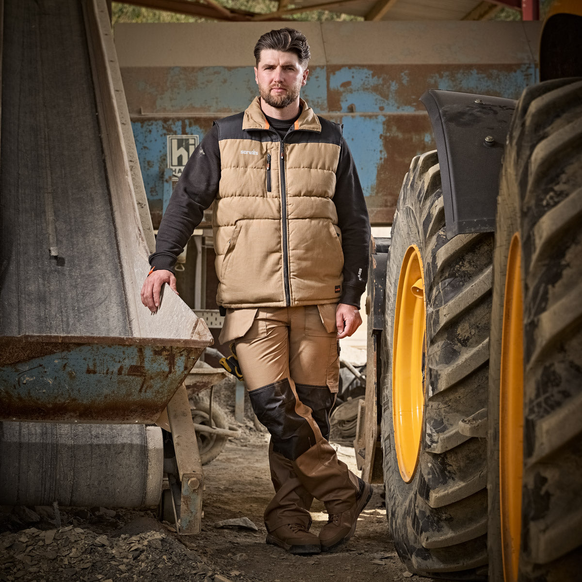 Worker Bodywarmer Stone
