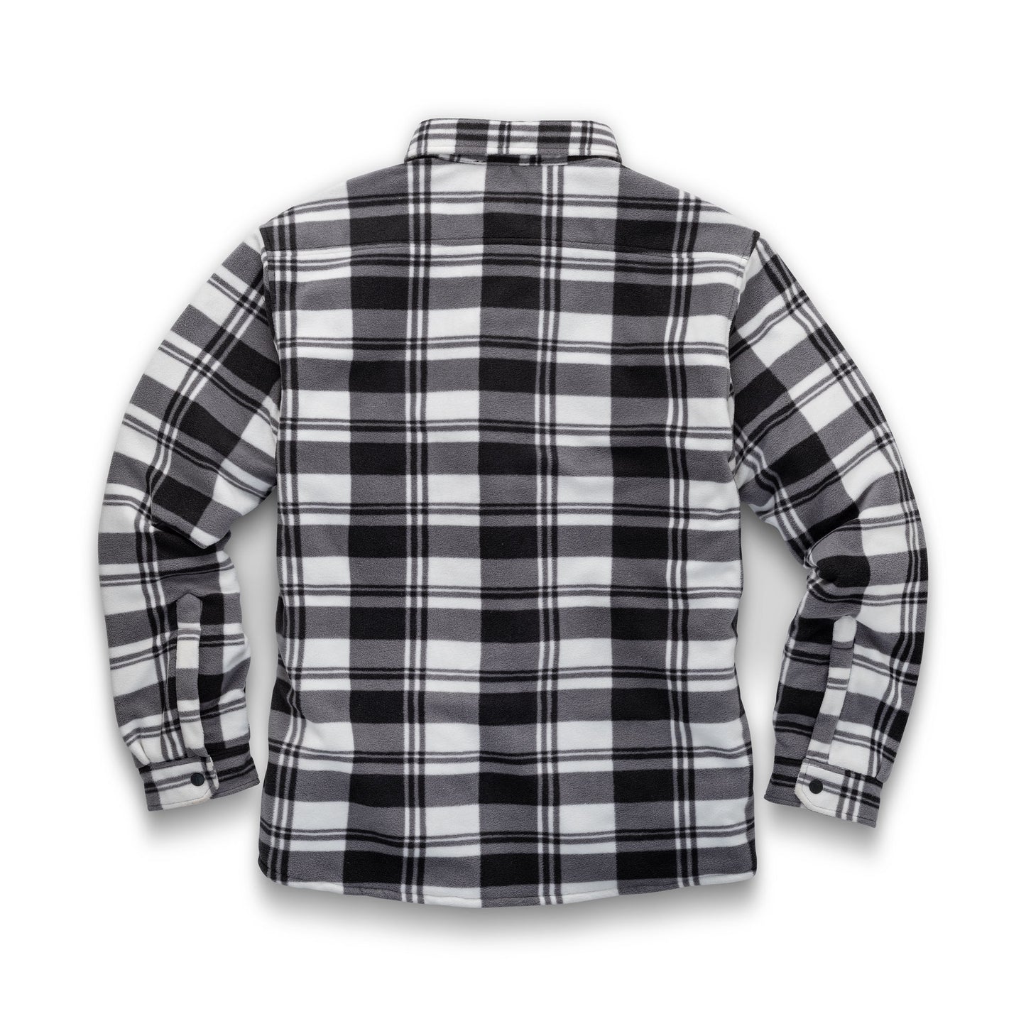 Worker Padded Check Shirt Black/White