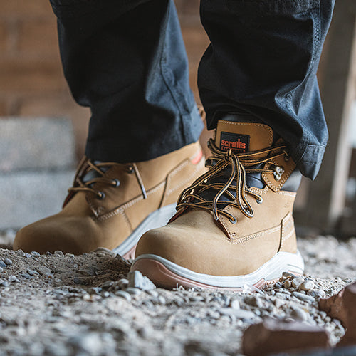 Ridge Safety Boots Tan