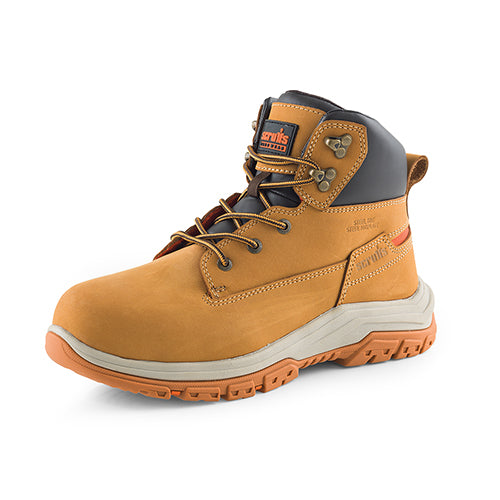 Ridge Safety Boots Tan