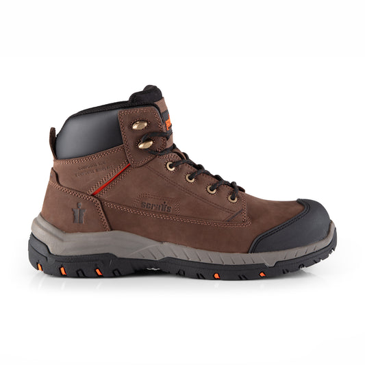 Solleret Safety Boots Brown